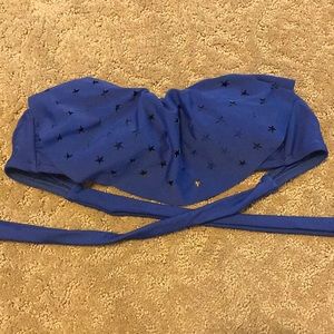 navy ripcurl bathingsuit top